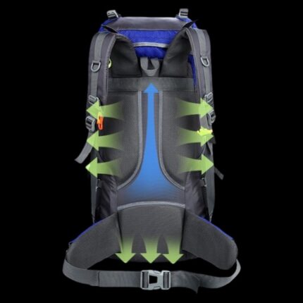 Туристическа раница за планина и къмпинг - Soldier Blade mountaineering backpack - 70 литра раница за планина с вентилация къмпинг раница 70 литра раница с дъждобран раница за преходи цена цени водоустойчива раница