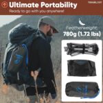 Ултралек къмпинг стол - Сгъваем туристически стол за раница, компактен алуминиев стол за къмпинг, планина и пътуване сгъваем къмпинг стол туристически стол лек стол за къмпинг компактен стол за раница къмпинг стол алуминиев стол за туризъм backpacking chair лек стол за пътуване стол за планина portable camping chair цена цени