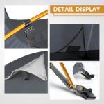 Ултралека палатка за къмпинг 2 човека Bessport – водоустойчива, 4 сезона палатка за къмпинг 2 човека ултралека палатка водоустойчива палатка палатка за планина палатка за 3 човека лека компактна палатка за туризъм малка палатка за раница цена цени