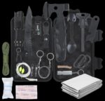 18в1 Veuwolm survival kit - Професионален комплект за оцеляване с нож, фенер и outdoor инструменти цена цени survival kit комплект за оцеляване emergency survival kit outdoor survival equipment survival gear за къмпинг комплект за оцеляване за къмпинг survival kit за планина emergency kit outdoor bushcraft комплект тактически survival комплект професионален комплект за оцеляване за къмпинг и туризъм survival kit с нож, фенер и fire starter emergency комплект за outdoor приключения survival equipment за bushcraft и hiking подарък за мъж любител на къмпинг и оцеляване