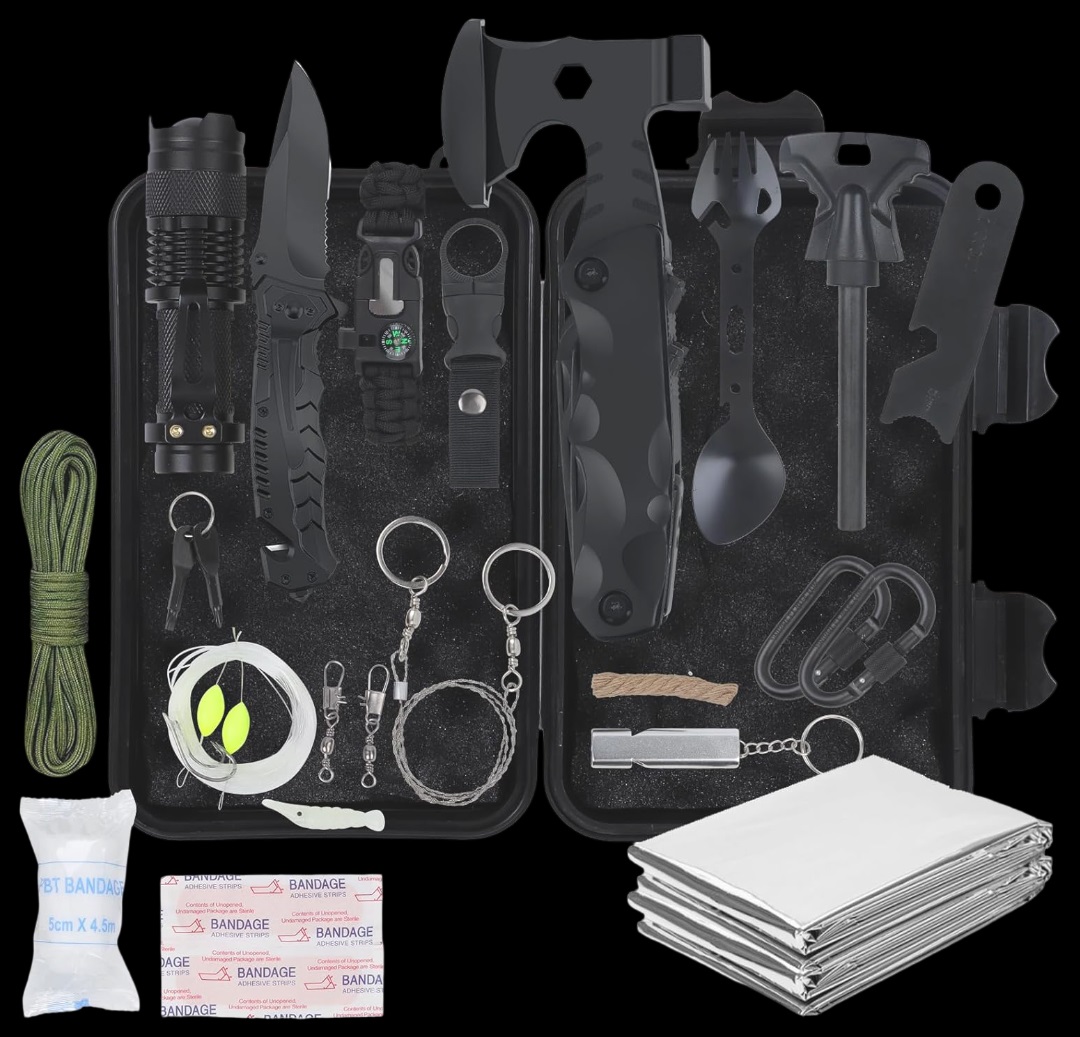 18в1 Veuwolm survival kit - Професионален комплект за оцеляване с нож, фенер и outdoor инструменти цена цени survival kit комплект за оцеляване emergency survival kit outdoor survival equipment survival gear за къмпинг комплект за оцеляване за къмпинг survival kit за планина emergency kit outdoor bushcraft комплект тактически survival комплект професионален комплект за оцеляване за къмпинг и туризъм survival kit с нож, фенер и fire starter emergency комплект за outdoor приключения survival equipment за bushcraft и hiking подарък за мъж любител на къмпинг и оцеляване 18в1 Veuwolm survival kit - Професионален комплект за оцеляване с нож, фенер и outdoor инструменти цена цени survival kit комплект за оцеляване emergency survival kit outdoor survival equipment survival gear за къмпинг комплект за оцеляване за къмпинг survival kit за планина emergency kit outdoor bushcraft комплект тактически survival комплект професионален комплект за оцеляване за къмпинг и туризъм survival kit с нож, фенер и fire starter emergency комплект за outdoor приключения survival equipment за bushcraft и hiking подарък за мъж любител на къмпинг и оцеляване