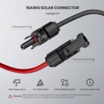 4в1 кабел за соларен панел FlexSolar - XT60, DC5521, DC7909 и Anderson адаптер 14AMG за power station и соларни системи цени цена 4 в 1 кабел за соларен панел соларен адаптерен кабел кабел за power station MC4 към XT60 кабел кабел за преносима електроцентрала соларен кабел 14AWG кабел за соларно зарядно DC5521 соларен кабел Anderson соларен конектор кабел за соларни панели