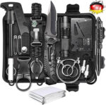 54в1 survival kit за къмпинг и аварийни ситуации LC-dolida - Комплект за оцеляване с първа помощ и outdoor инструменти комплект за оцеляване survival kit за автомобил аварийно оборудване за къмпинг outdoor survival комплект комплект за първа помощ и оцеляване тактическо survival оборудване комплект за бушкрафт подарък за мъж къмпинг комплект за спешни ситуации survival аксесоари за туризъм къмпинг комплект за оцеляване авариен комплект за кола оборудване за планина и туризъм survival gear за приключения цена цени