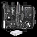 15в1 survival kit за къмпинг и аварийни ситуации LC-dolida - Комплект за оцеляване с първа помощ и outdoor инструменти комплект за оцеляване survival kit за автомобил аварийно оборудване за къмпинг outdoor survival комплект комплект за първа помощ и оцеляване тактическо survival оборудване комплект за бушкрафт подарък за мъж къмпинг комплект за спешни ситуации survival аксесоари за туризъм къмпинг комплект за оцеляване авариен комплект за кола оборудване за планина и туризъм survival gear за приключения цена цени