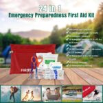 54в1 survival kit за къмпинг и аварийни ситуации LC-dolida - Комплект за оцеляване с първа помощ и outdoor инструменти комплект за оцеляване survival kit emergency kit авариен комплект тактически комплект outdoor survival kit комплект за къмпинг комплект за извънредни ситуации survival gear първа помощ за автомобил комплект за планина бушкрафт комплект подарък за мъж комплект за бедствия къмпинг аксесоари туристическо оборудване EDC комплект outdoor оборудване tactical survival kit комплект за спешни случаи цена цени