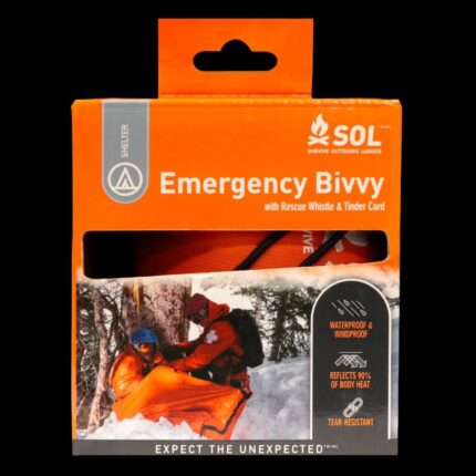 Emergency bivvy bag за оцеляване SOL - Термо аварийна спасителна торба с топлинна рефлексия, водоустойчива цена цени аварийна термо торба за оцеляване emergency bivvy bag survival bivvy sack термо спасителна торба одеяло за оцеляване emergency sleeping bag survival sleeping bag outdoor bivvy bag аварийна топлинна защита термоизолиращ бивак сак комплект за оцеляване в планината оборудване за къмпинг и оцеляване спасителен спален чувал ultralight bivvy bag ветроустойчив bivvy bag водоустойчива аварийна торба survival gear за планина emergency gear за автомобил