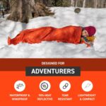 Emergency bivvy bag за оцеляване SOL - Термо аварийна спасителна торба с топлинна рефлексия, водоустойчива цена цени аварийна термо торба за оцеляване emergency bivvy bag survival bivvy sack термо спасителна торба одеяло за оцеляване emergency sleeping bag survival sleeping bag outdoor bivvy bag аварийна топлинна защита термоизолиращ бивак сак комплект за оцеляване в планината оборудване за къмпинг и оцеляване спасителен спален чувал ultralight bivvy bag ветроустойчив bivvy bag водоустойчива аварийна торба survival gear за планина emergency gear за автомобил