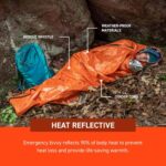 Emergency bivvy bag за оцеляване SOL - Термо аварийна спасителна торба с топлинна рефлексия, водоустойчива цена цени аварийна термо торба за оцеляване emergency bivvy bag survival bivvy sack термо спасителна торба одеяло за оцеляване emergency sleeping bag survival sleeping bag outdoor bivvy bag аварийна топлинна защита термоизолиращ бивак сак комплект за оцеляване в планината оборудване за къмпинг и оцеляване спасителен спален чувал ultralight bivvy bag ветроустойчив bivvy bag водоустойчива аварийна торба survival gear за планина emergency gear за автомобил