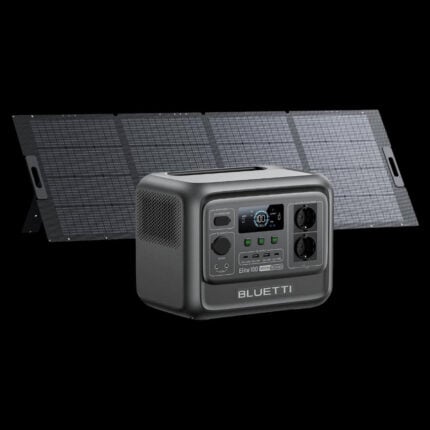 Power station 1024Wh с 350W соларен панел Bluetti Elite 100 V2 - 1800W LiFePO4 соларен генератор за къмпинг и аварийно захранване цена цени комплект соларен генератор със соларен панел power station 1024Wh соларен генератор 350W панел BLUETTI Elite 100 V2 преносима електроцентрала 1800W LiFePO4 power station соларна батерия за къмпинг аварийно захранване за дома power station за каравана соларен генератор за RV преносима батерия с бързо зареждане