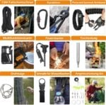 WayinTop survival kit 170 части - Комплект за оцеляване с първа помощ и outdoor инструменти цена цени survival kit с първа помощ outdoor комплект за оцеляване тактически survival kit emergency kit за къмпинг комплект за туризъм и приключения survival gear за планина къмпинг оборудване survival инструменти тактическа екипировка подарък за къмпинг и туризъм