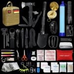 WayinTop survival kit 180 части - Авариен комплект за оцеляване и първа помощ цена цени комплект за оцеляване emergency survival kit outdoor survival gear комплект за първа помощ survival kit с филтър за вода тактически комплект за къмпинг комплект за туризъм и приключения survival kit за къмпинг тактическа екипировка подарък за къмпинг и оцеляване