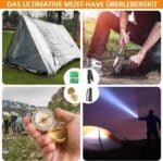 WayinTop survival kit 180 части - Авариен комплект за оцеляване и първа помощ цена цени комплект за оцеляване emergency survival kit outdoor survival gear комплект за първа помощ survival kit с филтър за вода тактически комплект за къмпинг комплект за туризъм и приключения survival kit за къмпинг тактическа екипировка подарък за къмпинг и оцеляване