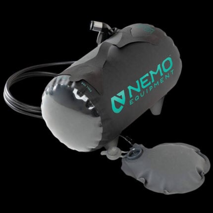 Душ за къмпинг с налягане Nemo Helio 11L - Portable camping shower за outdoor, кемпер, плаж и пътуване цена цени преносим душ за къмпинг portable camping shower camping pressure shower outdoor shower system душ за кемпер portable outdoor shower camping accessories мобилен душ за палатка къмпинг оборудване туристически душ travel shower system outdoor hygiene solution pressure camping shower portable pressure shower душ за пътуване душ за каравана camping shower kit outdoor camping equipment