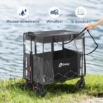Дъждобран за сгъваема количка Sekey FW4018 - Водоустойчив EVA протектор с цип цена цени покривало за количка дъждобран за bollerwagen водоустойчиво покривало за количка прозрачен дъждобран за количка защита за сгъваема количка rain cover for wagon аксесоари за количка покривало за детска количка wagon защита от дъжд за количка EVA покривало за количка дъждобран за къмпинг количка универсален дъждобран за wagon защитно покривало за количка водоустойчив калъф за wagon outdoor аксесоари за количка