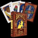 Карти за игра - Beauty and the Beast - Bicycle playing cards карти за покер белот магия трикове cardistry красавицата и звяра дисни disney цена цени