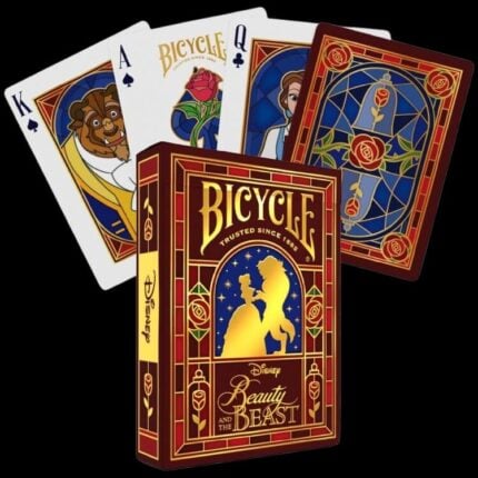 Карти за игра - Beauty and the Beast - Bicycle playing cards карти за покер белот магия трикове cardistry красавицата и звяра дисни disney цена цени
