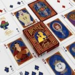 Карти за игра - Beauty and the Beast - Bicycle playing cards карти за покер белот магия трикове cardistry красавицата и звяра дисни disney цена цени