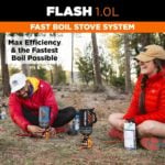 Компактен газов котлон JetBoil Flash 1L - Бърза система за готвене за къмпинг и планина Ocean Topo Компактен газов котлон JetBoil Flash 1L - Бърза система за готвене за къмпинг и планина Ocean Topo цена цени