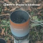 Компактен газов котлон за къмпинг Fire-Maple - Преносим готварски комплект с тенджера и piezo запалване Компактен газов котлон за къмпинг Fire-Maple - Преносим готварски комплект с тенджера и piezo запалване цена цени