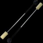 Комплект факли с магнитна връзка - 52см - 50мм глави - Gora magnetic swing torches стаф за представления суинг факли огнено шоу огнен стаф магнитна връзка за стаф 2в1 комплект факли цени цена