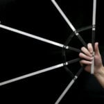 Огнени ветрила - 50мм глави - Gora foldable fire fans за танци и огнени изпълнения огнена екипировка кевлар цена цени