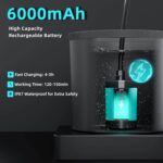 Преносим къмпинг душ - 6000mAh акумулаторна душ система с помпа, смарт дисплей и сгъваема 5 Gal кофа за къмпинг, пътуване и outdoor цена цени camping shower portable camping shower outdoor душ за къмпинг душ за къмпинг преносим душ за пътуване кемпинг душ система portable shower pump душ за кемпер outdoor portable shower USB акумулаторен къмпинг душ 6000mAh camping shower portable water pump shower туристически душ душ за плаж и къмпинг foldable bucket shower преносима душ система hiking shower kit camping hygiene system