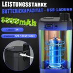 Преносим къмпинг душ с батерия 6000mAh Spopal - Outdoor camping shower с помпа, температурен дисплей и 2m маркуч за плаж, каравана, градина и пътуване цена цени camping shower portable shower outdoor душ за къмпинг акумулаторен къмпинг душ outdoor душ с помпа душ за каравана душ за пътуване къмпинг оборудване portable camping shower душ за плаж и къмпинг преносим душ с батерия душ за кучета и домашни любимци shower pump camping душ за кемпер outdoor shower system душ за градина USB къмпинг душ душ за кола и къмпинг