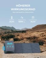 Преносим соларен панел 120W Bluetti PV120 - Сгъваем монокристален панел за къмпинг, каравана и power station цена цени соларен панел BLUETTI 120W сгъваем соларен панел соларен панел за къмпинг соларен панел за каравана портативен соларен панел соларен панел за power station соларен панел за кемпер монокристален соларен панел соларен панел за ток при аварии BLUETTI PV120