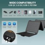Преносим соларен панел с USB-C PD и QC3.0 FlexSolar 40W - Водоустойчиво сгъваемо соларно зарядно за къмпинг и power station цени цена сгъваем соларен панел соларно зарядно за къмпинг соларен панел USB-C водоустойчив соларен панел соларно зарядно за телефон соларен панел за power station соларно зарядно за пътуване FlexSolar 40W соларен панел за палатка портативен соларен панел