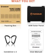 Преносим соларен панел с USB-C PD и QC3.0 FlexSolar 40W - Водоустойчиво сгъваемо соларно зарядно за къмпинг и power station цени цена сгъваем соларен панел соларно зарядно за къмпинг соларен панел USB-C водоустойчив соларен панел соларно зарядно за телефон соларен панел за power station соларно зарядно за пътуване FlexSolar 40W соларен панел за палатка портативен соларен панел