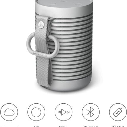 Преносима bluetooth колонка Bang & Olufsen Beosound Explore - IP67 водоустойчива outdoor колонка с 360° звук и до 27 часа батерия цена цени преносима Bluetooth колонка водоустойчива Bluetooth колонка outdoor Bluetooth колонка Bluetooth колонка за къмпинг premium Bluetooth високоговорител компактна безжична колонка Bluetooth колонка с дълъг живот на батерията Bang & Olufsen колонка
