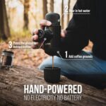 Преносима еспресо машина Wacaco Nanopresso - Ръчна кафемашина за къмпинг и пътуване с 18 bar налягане преносима еспресо машина ръчна еспресо машина за къмпинг travel espresso maker къмпинг кафемашина portable espresso machine WACACO Nanopresso еспресо машина за пътуване ръчна кафемашина без ток outdoor espresso maker мини еспресо машина цена цени