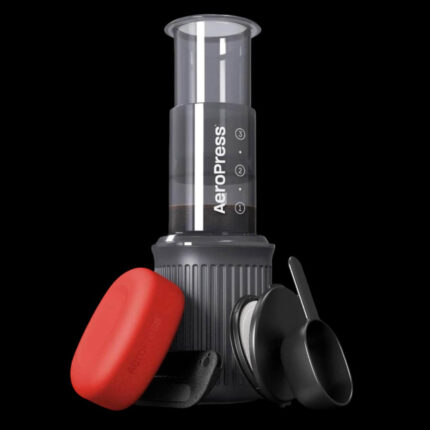 Преносима кафемашина Aeropress GO - Компактна ръчна кафе преса за къмпинг и пътуване, 2 минути приготвяне преносима кафемашина за къмпинг ръчна кафемашина за пътуване кафе преса за къмпинг компактна кафемашина за път къмпинг кафеварка travel coffee maker ръчна еспресо машина кафемашина за туризъм цена цени