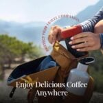 Преносима кафемашина Aeropress GO - Компактна ръчна кафе преса за къмпинг и пътуване, 2 минути приготвяне преносима кафемашина за къмпинг ръчна кафемашина за пътуване кафе преса за къмпинг компактна кафемашина за път къмпинг кафеварка travel coffee maker ръчна еспресо машина кафемашина за туризъм цена цени