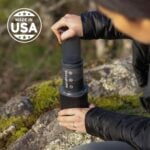 Преносима кафемашина Aeropress GO - Компактна ръчна кафе преса за къмпинг и пътуване, 2 минути приготвяне преносима кафемашина за къмпинг ръчна кафемашина за пътуване кафе преса за къмпинг компактна кафемашина за път къмпинг кафеварка travel coffee maker ръчна еспресо машина кафемашина за туризъм цена цени