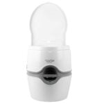 Преносима химическа тоалетна Thetford Porta Potti 565P Qube - Premium camping toilet за кемпер, каравана и outdoor пътувания цена цени porta potti 565 camping toilet portable premium химическа тоалетна за кемпер мобилна тоалетна за каравана portable camping toilet with flush camping WC deluxe outdoor portable toilet system travel toilet caravan high comfort camping toilet portable toilet Qube series химическа тоалетна с помпа кемпер санитарна тоалетна camping hygiene system mobile WC for RV portable toilet for outdoor living luxury camping toilet camping equipment sanitation solution преносима тоалетна за дълги пътувания