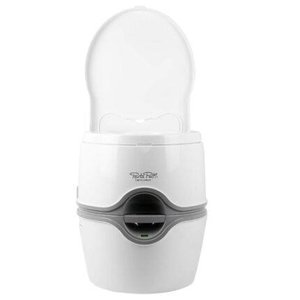 Преносима химическа тоалетна Thetford Porta Potti 565P Qube - Premium camping toilet за кемпер, каравана и outdoor пътувания цена цени porta potti 565 camping toilet portable premium химическа тоалетна за кемпер мобилна тоалетна за каравана portable camping toilet with flush camping WC deluxe outdoor portable toilet system travel toilet caravan high comfort camping toilet portable toilet Qube series химическа тоалетна с помпа кемпер санитарна тоалетна camping hygiene system mobile WC for RV portable toilet for outdoor living luxury camping toilet camping equipment sanitation solution преносима тоалетна за дълги пътувания