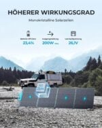 Сгъваем соларен панел 200W Bluetti PV200 - Преносим фотоволтаичен модул за power station и off-grid системи цени цена BLUETTI PV200 преносим соларен панел 200W соларен панел за power station монокристален соларен панел сгъваем фотоволтаичен панел соларен панел за къмпинг соларен панел за каравана off-grid соларна система соларен панел за аварийно захранване portable solar panel