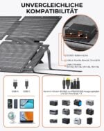 Сгъваем соларен панел с PD45W и QC3.0 BigBlue 60W - IP68 водоустойчиво преносимо соларно зарядно за къмпинг и power station цена цени преносимо соларно зарядно 60W соларен панел за къмпинг соларно зарядно за power station ETFE соларен панел PD45W соларно зарядно QC3.0 соларно зарядно соларен панел за каравана outdoor соларен панел водоустойчив соларен панел IP68 BigBlue 60W соларно зарядно