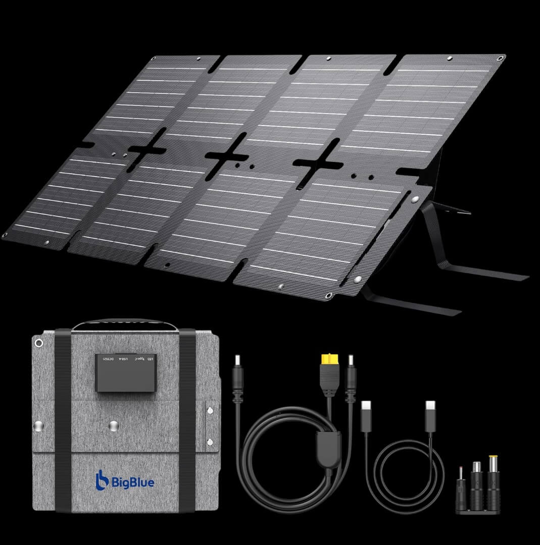 Сгъваем соларен панел с PD45W и QC3.0 BigBlue 60W - IP68 водоустойчиво преносимо соларно зарядно за къмпинг и power station цена цени преносимо соларно зарядно 60W соларен панел за къмпинг соларно зарядно за power station ETFE соларен панел PD45W соларно зарядно QC3.0 соларно зарядно соларен панел за каравана outdoor соларен панел водоустойчив соларен панел IP68 BigBlue 60W соларно зарядно Сгъваем соларен панел с PD45W и QC3.0 BigBlue 60W - IP68 водоустойчиво преносимо соларно зарядно за къмпинг и power station цена цени преносимо соларно зарядно 60W соларен панел за къмпинг соларно зарядно за power station ETFE соларен панел PD45W соларно зарядно QC3.0 соларно зарядно соларен панел за каравана outdoor соларен панел водоустойчив соларен панел IP68 BigBlue 60W соларно зарядно