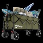 Сгъваема количка Sekey 4013 XXXL 300L - 4D сгъване, за всякакъв терен за къмпинг и outdoor цена цени сгъваема градинска количка с колела бърлерваген за кемпинг товарна количка за плаж и градина сгъваема транспортна количка 300L all terrain количка с големи гуми сгъваема количка с спирачки градинска количка за тежки товари