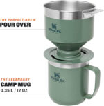 Термо чаша с филтър за кафе - Stanley camp mug 354ML с perfect brew pour over термо чаша за кафе pour over coffee set Stanley Camp Mug stainless steel coffee mug термо чаша с филтър reusable coffee filter travel coffee mug чаша за филтър кафе outdoor coffee maker къмпинг чаша за кафе термо чаша Stanley coffee to go mug вакуумна термо чаша BPA free coffee mug комплект за филтър кафе чаша за къмпинг outdoor coffee set stainless steel pour over reusable coffee dripper кафе комплект за къмпинг цена цени