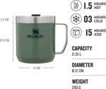 Термо чаша с филтър за кафе - Stanley camp mug 354ML с perfect brew pour over термо чаша за кафе pour over coffee set Stanley Camp Mug stainless steel coffee mug термо чаша с филтър reusable coffee filter travel coffee mug чаша за филтър кафе outdoor coffee maker къмпинг чаша за кафе термо чаша Stanley coffee to go mug вакуумна термо чаша BPA free coffee mug комплект за филтър кафе чаша за къмпинг outdoor coffee set stainless steel pour over reusable coffee dripper кафе комплект за къмпинг цена цени