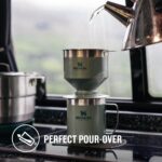 Термо чаша с филтър за кафе - Stanley camp mug 354ML с perfect brew pour over термо чаша за кафе pour over coffee set Stanley Camp Mug stainless steel coffee mug термо чаша с филтър reusable coffee filter travel coffee mug чаша за филтър кафе outdoor coffee maker къмпинг чаша за кафе термо чаша Stanley coffee to go mug вакуумна термо чаша BPA free coffee mug комплект за филтър кафе чаша за къмпинг outdoor coffee set stainless steel pour over reusable coffee dripper кафе комплект за къмпинг цена цени