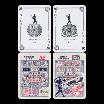 Карти за игра - New York Yankees - Theory11 playing cards белот покер магия трикове с карти cardistry цена цени ню йорк янкис бейзбол отбор baseball team
