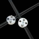 Комплект магнитни огнени стафове - 1.5см - 10мм глави - Gora magnetic pendulum kit fire staffs цена цени огнено представление огнено изпълнение артисти огнен стаф fire staff