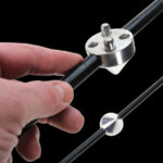 Комплект магнитни огнени стафове - 1.5см - 10мм глави - Gora magnetic pendulum kit fire staffs цена цени огнено представление огнено изпълнение артисти огнен стаф fire staff