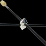 Комплект магнитни огнени стафове - 90см - 70мм глави - Gora magnetic pendulum kit fire staffs цена цени огнено представление огнено изпълнение артисти огнен стаф fire staff