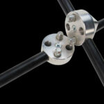 Комплект магнитни огнени стафове - 90см - 70мм глави - Gora magnetic pendulum kit fire staffs цена цени огнено представление огнено изпълнение артисти огнен стаф fire staff