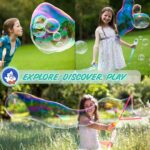 Меч за сапунени балончета - Uncle Bubble Unbelievabubble sword играчка за балончета магически меч за огромни балончета меч за големи балончета в комплект с пълнител за течност и с включена готова течност за балончета цена цени